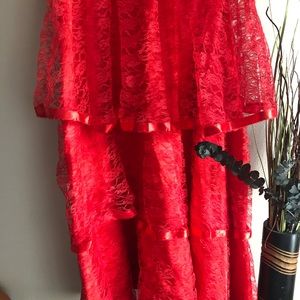 Dresses - Lydia “Beetlejuice” Red Halloween Wedding Dress Dresses - Lydia “Beetlejuice” Red Halloween Wedding Dress